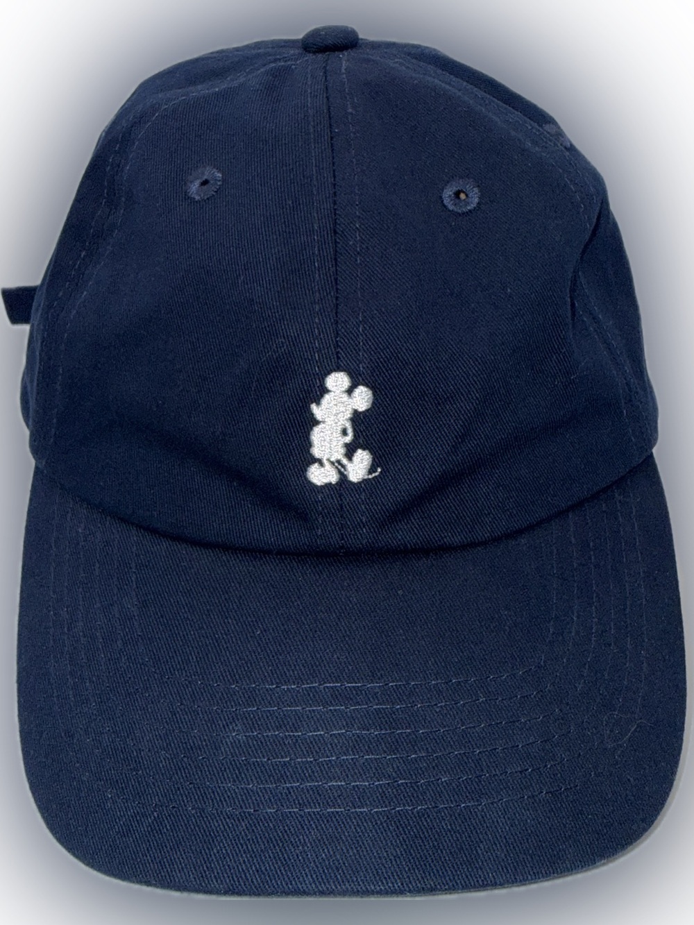 Disney Parks Mickey Mouse Navy Adult Baseball Dad Cap
